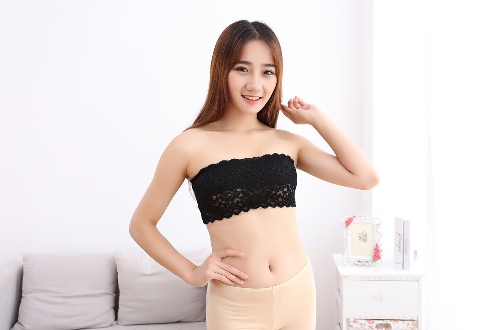 Versatile double full lace bodice wrap for ladies sexy lace top 05007