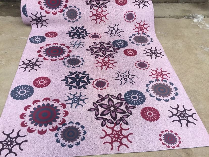 印花pvc底地垫卷材60x15米产品图