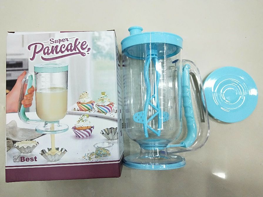 super pancake新款面糊分配器手摇搅拌漏面器烘焙工