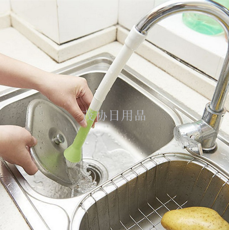 Into the faucet filter kitchen wash fruit and vegetable water saver + brush set tap water shower