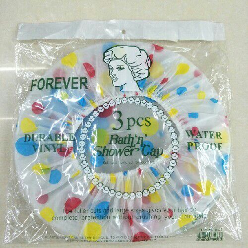 3pcEVA松紧浴帽