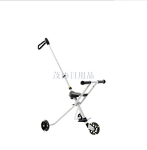 Baby walking artifact Gift money portable children's hand push scooter trike folding 2-6 year old boys and girls