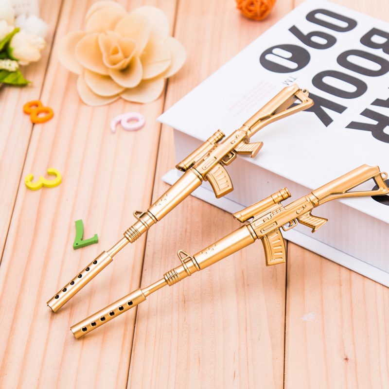 Creative stationery Cross Fire machine gun Neutral pen Weapon Toy pen Black Ink pen Signature pen Student prizes