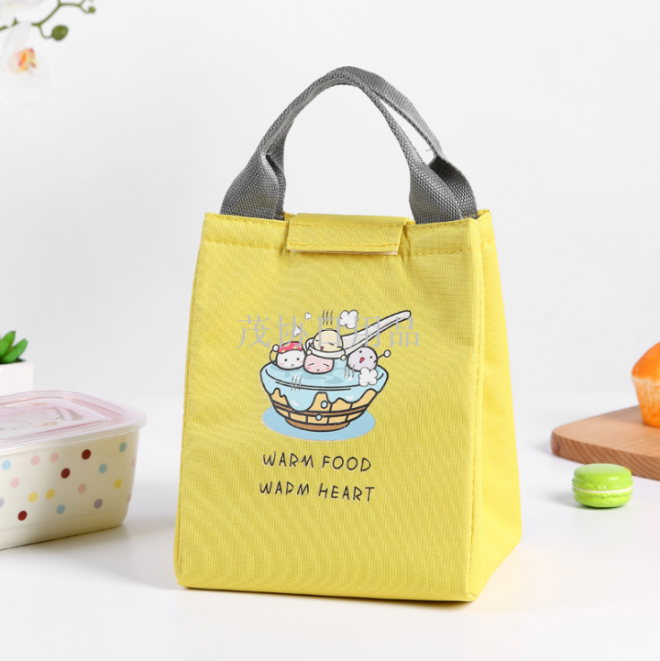 Exclusive pattern C type bento bag, Cartoon lunch bag, snack preservation and freshness ice bag, student lunch box bag