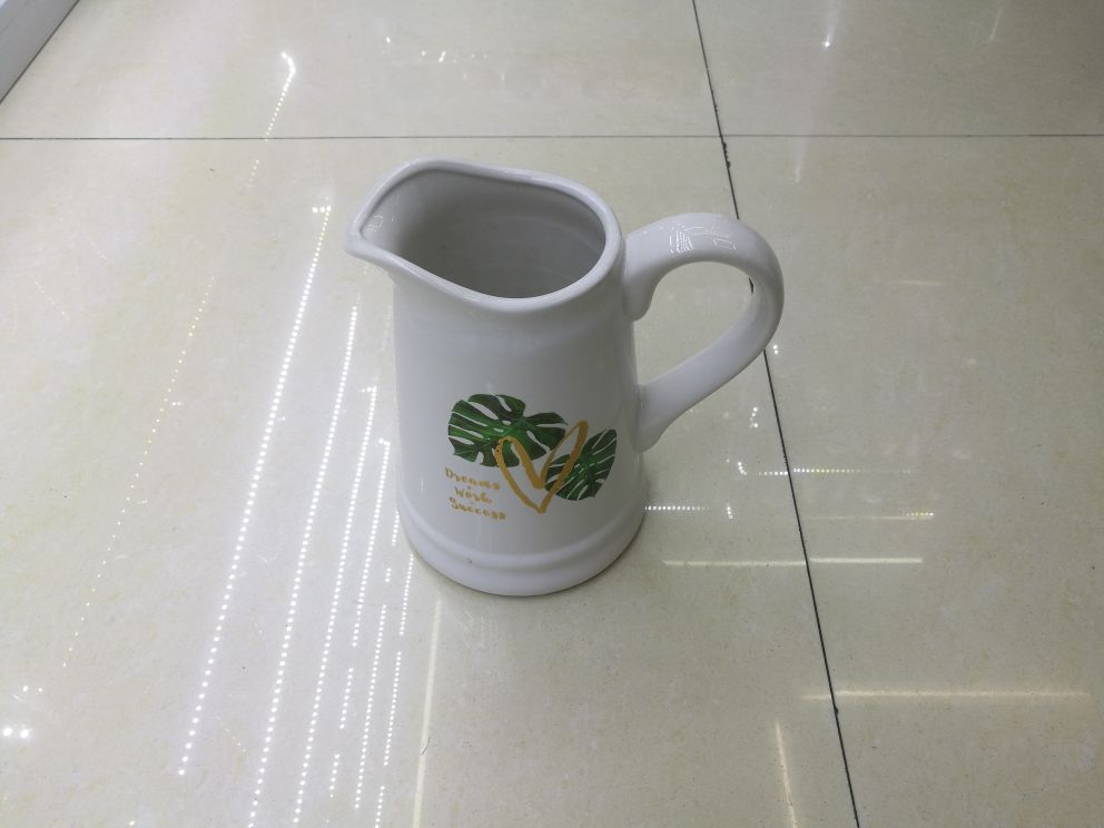 New Explosive Manufacturers Direct Sales Gold Leaf Series Ceramic Vases details Picture
