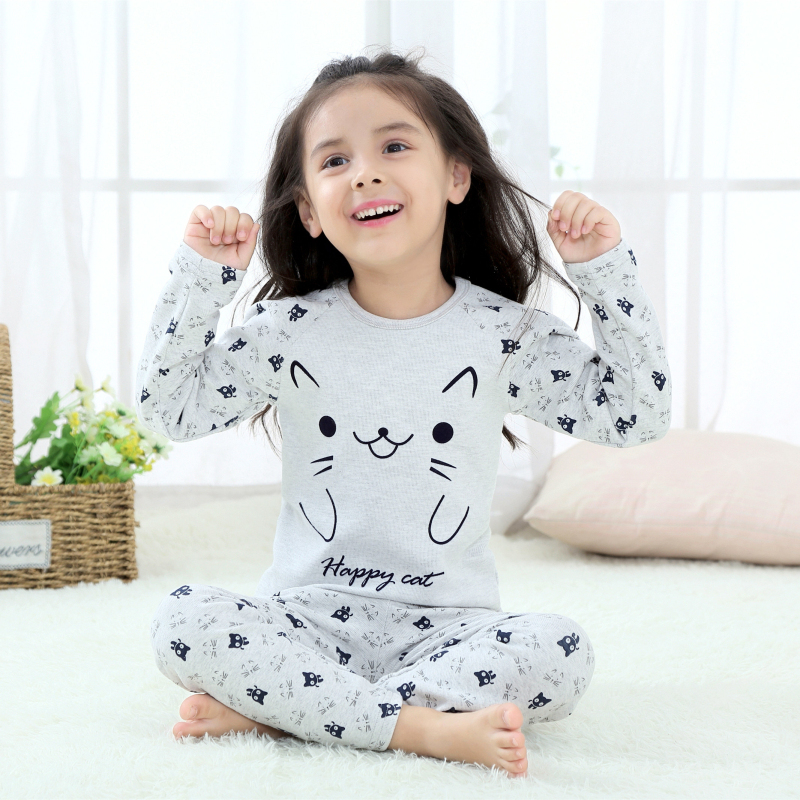 Padded Padded Padded Warm Underwear Set S8019 For Baby Girls details Picture