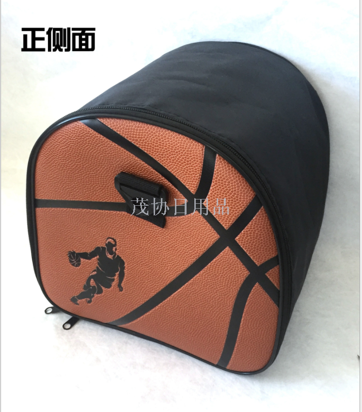 Large capacity sports bag leather basketball storage bag