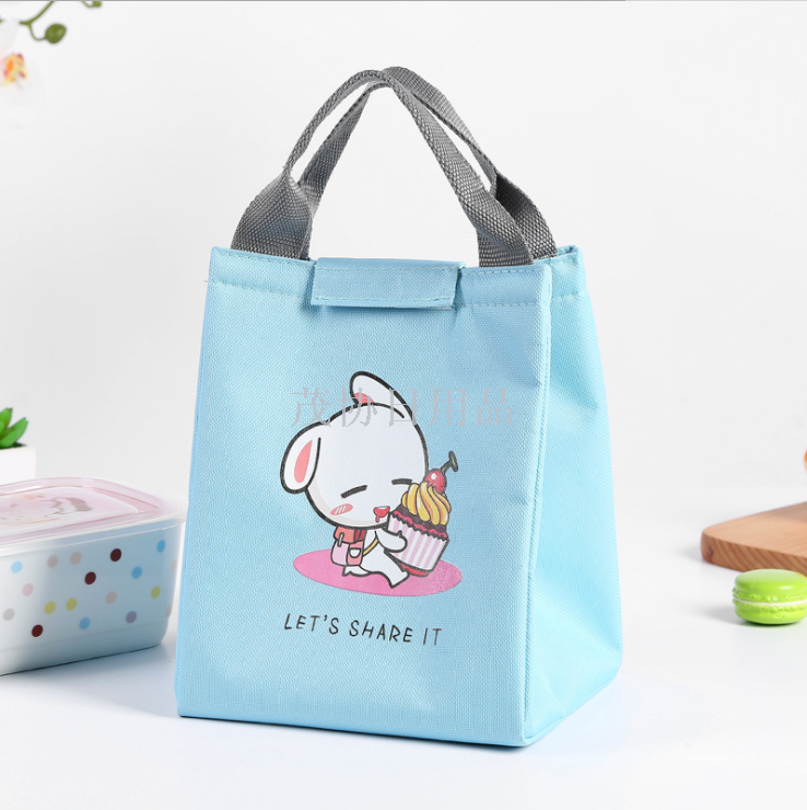 Exclusive pattern C type bento bag, Cartoon lunch bag, snack preservation and freshness ice bag, student lunch box bag Specification image