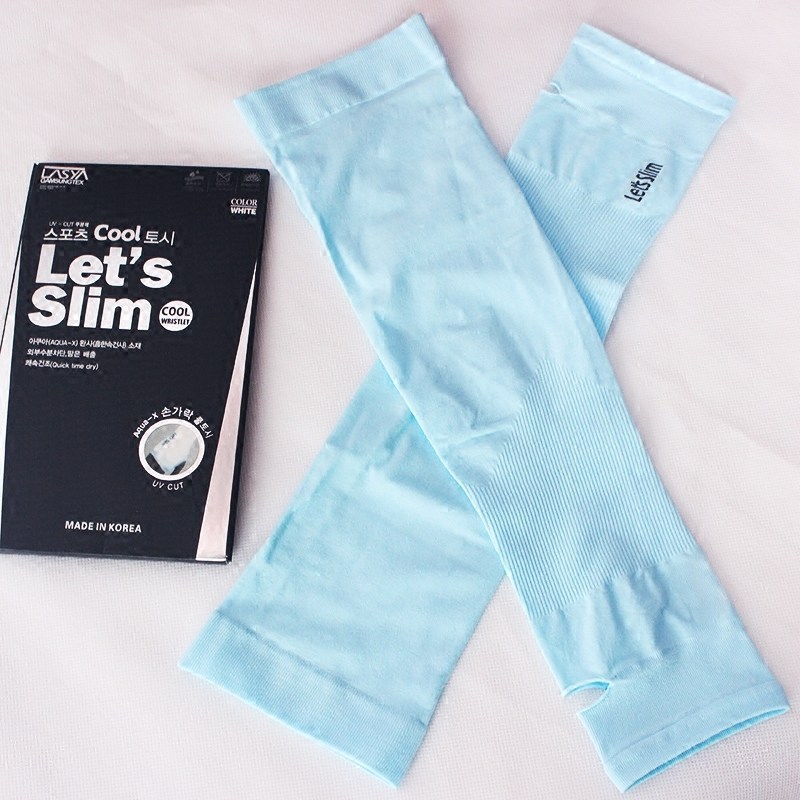 Korean running man summer sun protection sleeve gloves ice sleeves men and women cycling, sports, driving, outdoor long arm sleeves Application Scenario