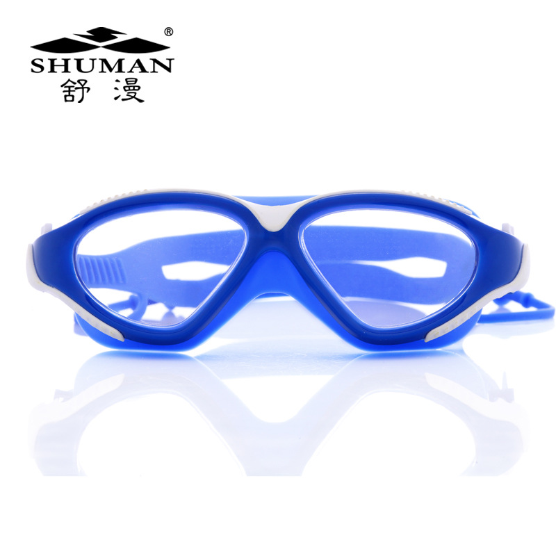 New high definition fog-proof waterproof swimming goggles for men and women electroplated swimming goggles swimming goggles big frame racing goggles