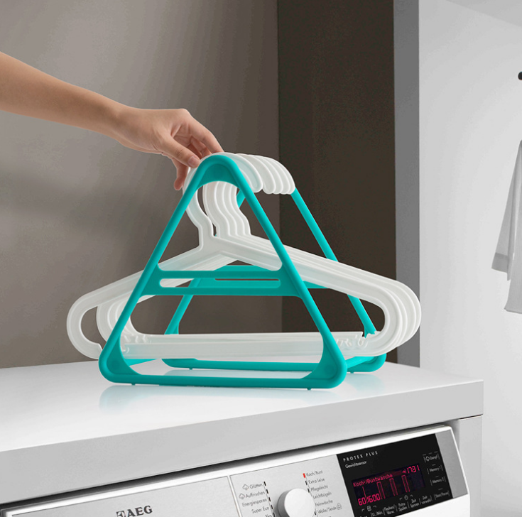 海洋之心衣架衣物夹子收纳架 居家多功能整理架191g产品图