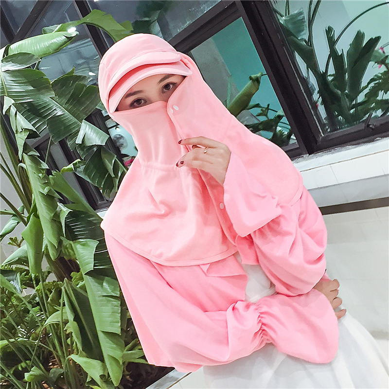 New outdoor sun hat for Women to go out sunscreen hat to protect the face from ultraviolet rays riding a large brimmed hat versatile sun hat