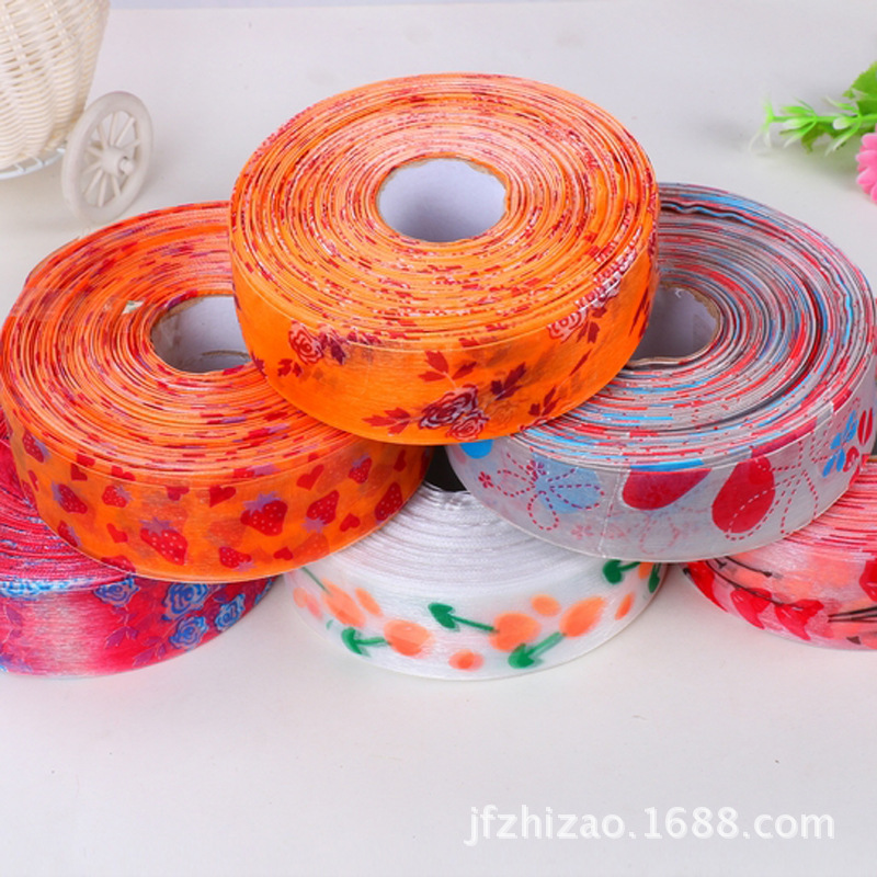 Multi-Color Snow Gauze Belt Printing Direct Snow Gauze Belt Printing Map To Provide Printing Point Processing Samples To Customize details Picture