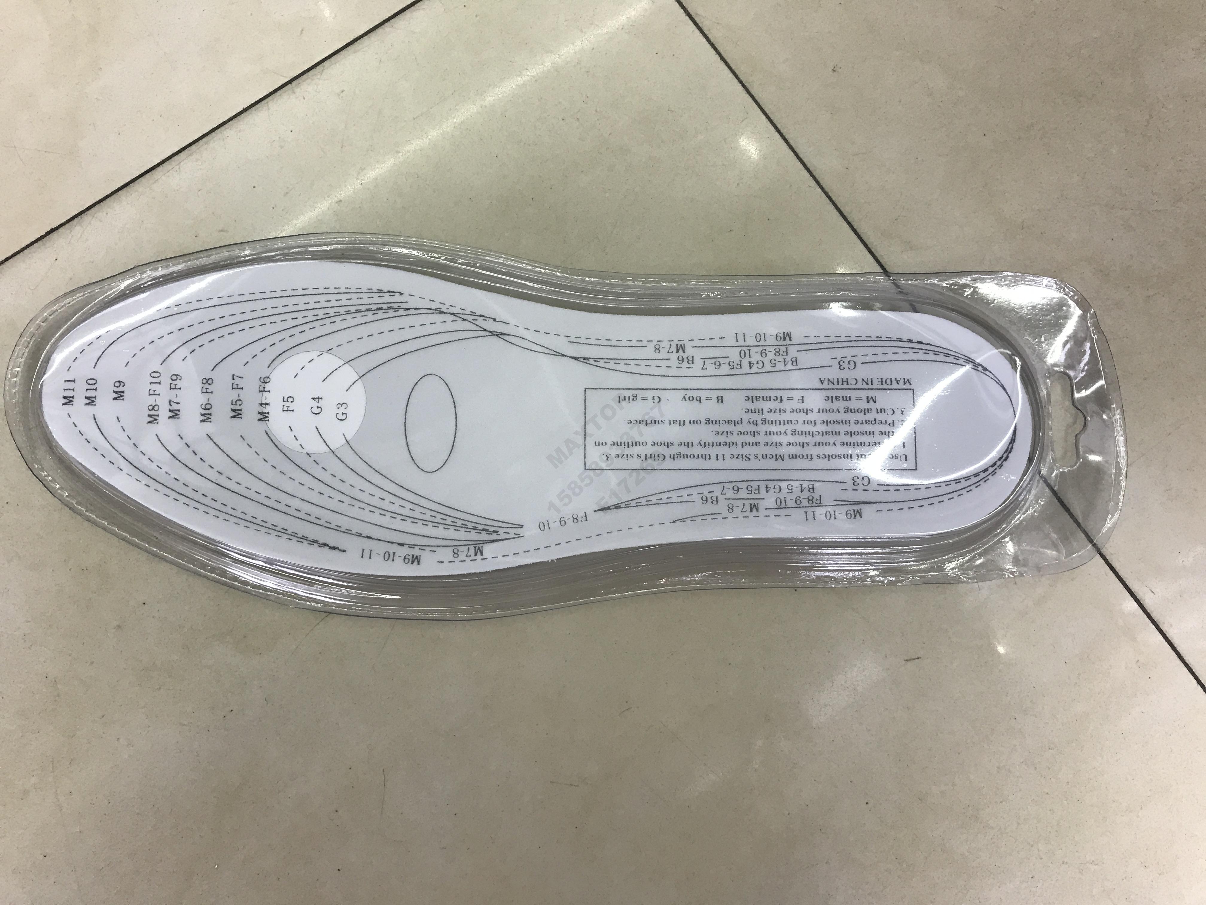 厂家直销 外贸爆款 记忆鞋垫 减震舒适鞋垫防脚臭 吸汗透气细节图