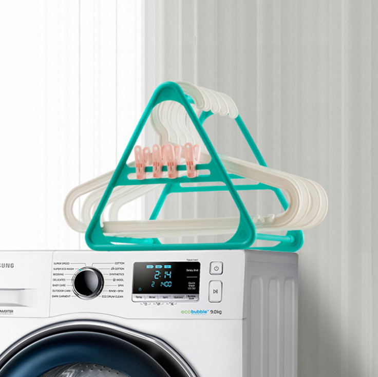 海洋之心衣架衣物夹子收纳架 居家多功能整理架191g