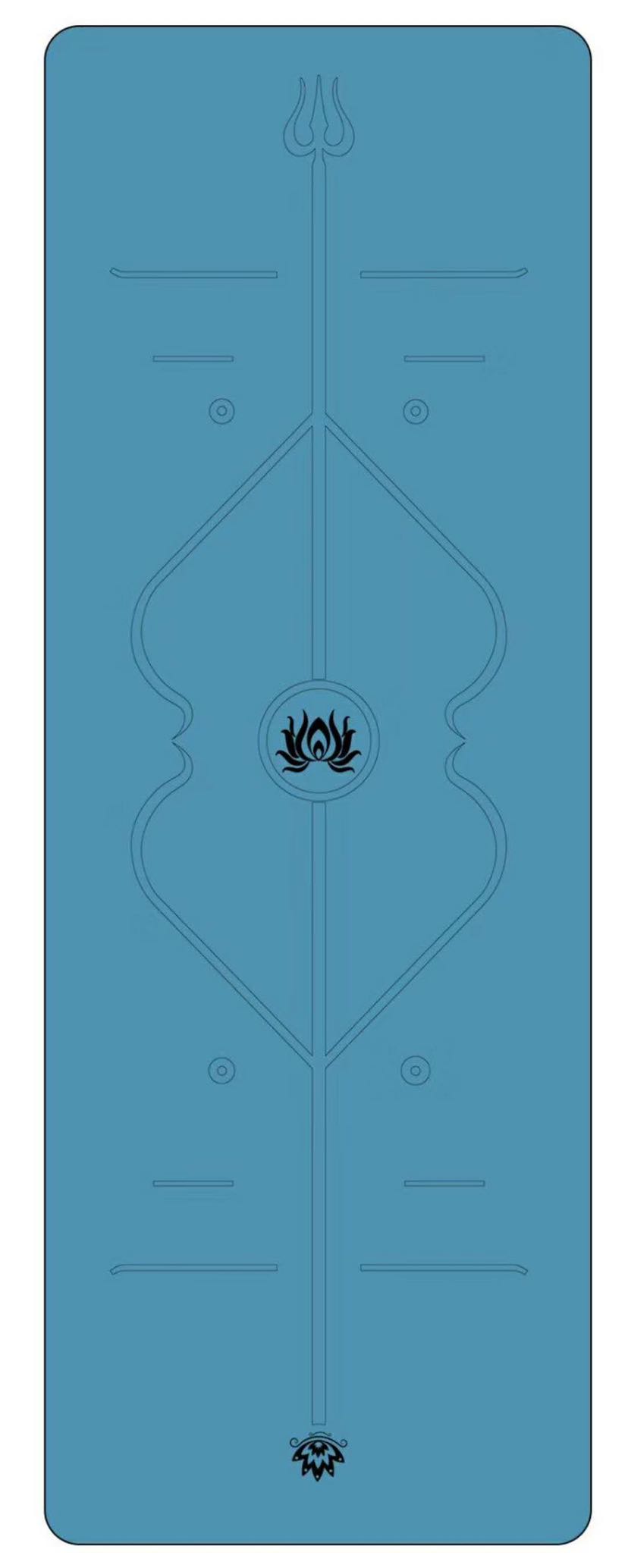 Thickened natural rubber yoga mat, anti-slip and sweat-absorbing yoga mat, 183*68*0.5 Application Scenario