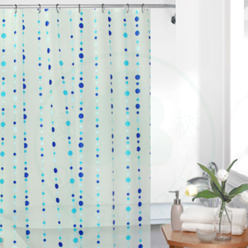 浴帘防水防霉加厚挂帘浴室隔断帘子免打孔门帘洗澡帘产品图