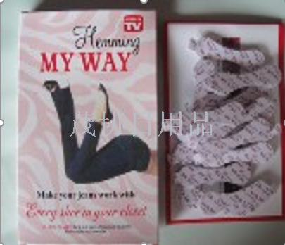Improved size pant leg clip with non-slip sticker and anti-wear