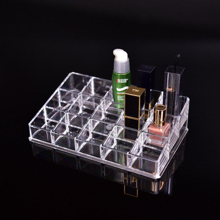 Clothes maker to add 15 cases of lipstick storage box makeup skin transparent acrylic lipstick desktop storage display shelf thumbnail