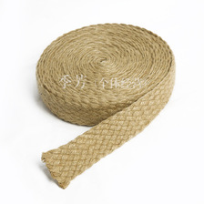 厂家专业定做各种编织带 扁形针织带 黄麻织带