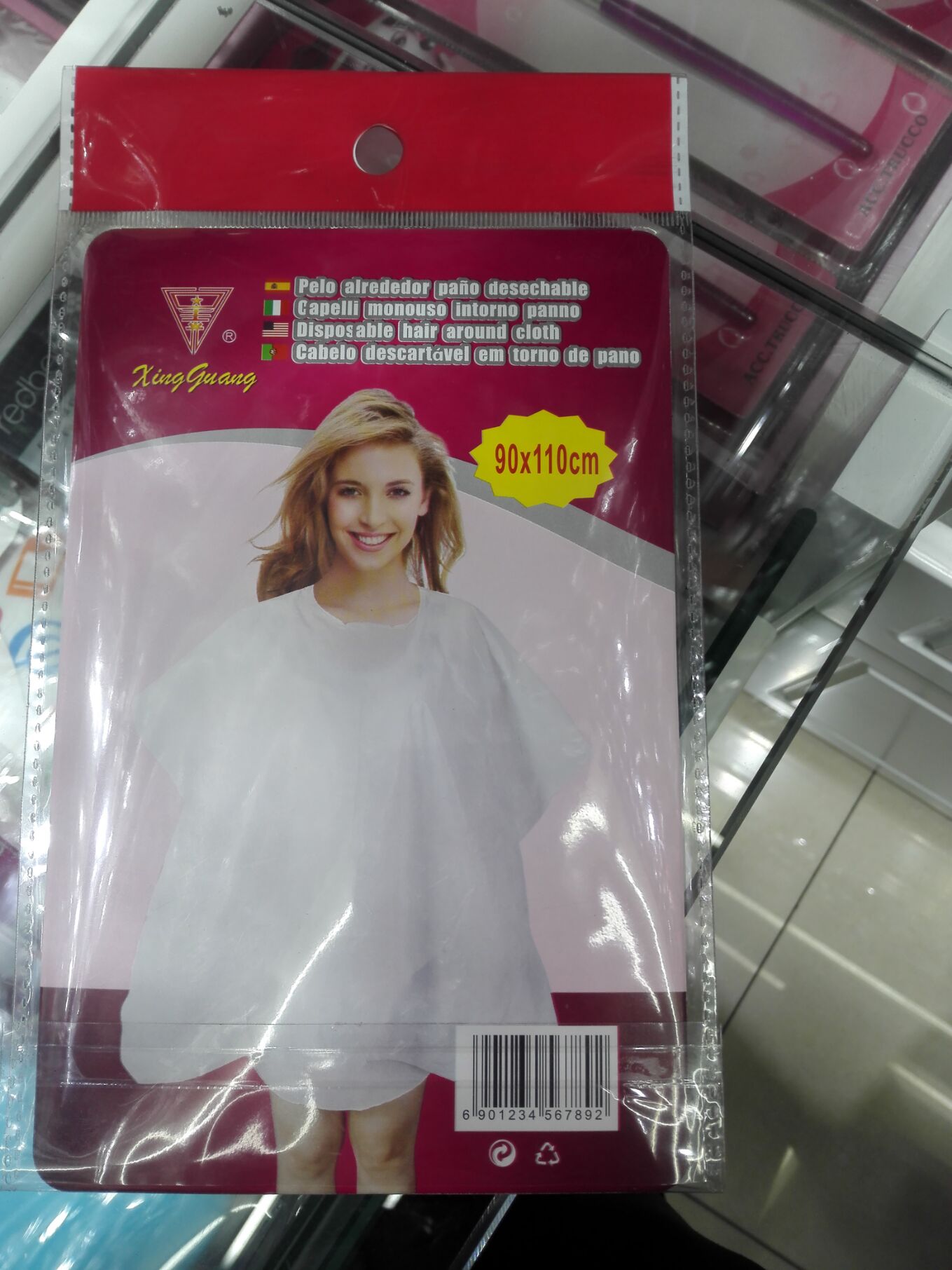 Disposable dyed hair bandage details Picture
