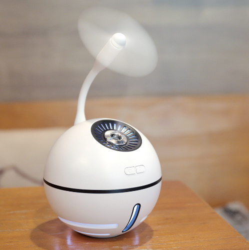 USB mini space ball 4 en 1 humidificador de coche oficina humidificación ventilador luz banco de energía Specification image