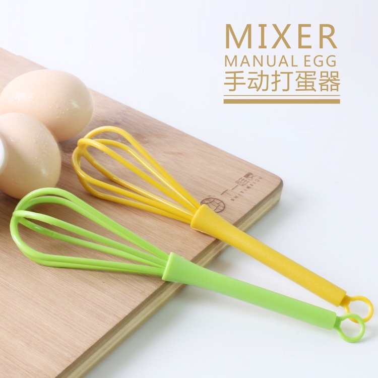 手动打蛋器迷你塑料多功能家用厨房创意儿童奶油打发器沙拉搅蛋器