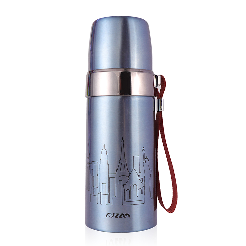 跨境专供保温杯商务礼品保温杯不锈钢学生户外运动便携式水杯产品图