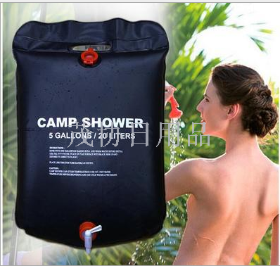 Bath bag Outdoor bath sun shower water storage bag 20L outdoor portable solar hot water bag
