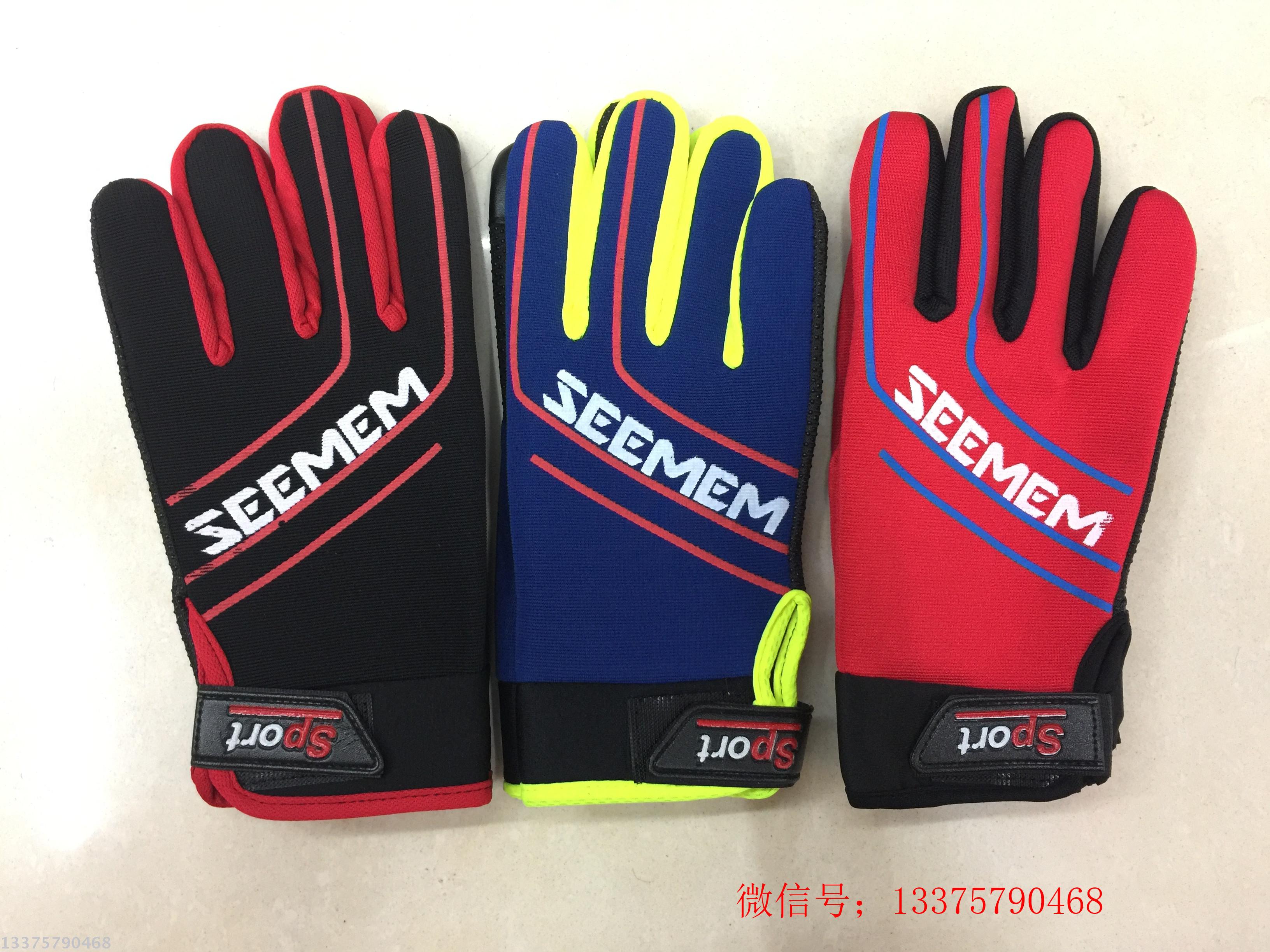 Winter sports cycling gloves, touch screen warm gloves, fleece fashionable gloves