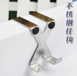 不锈钢门背式挂钩多功能两用衣物挂钩门后挂钩 2个装细节图