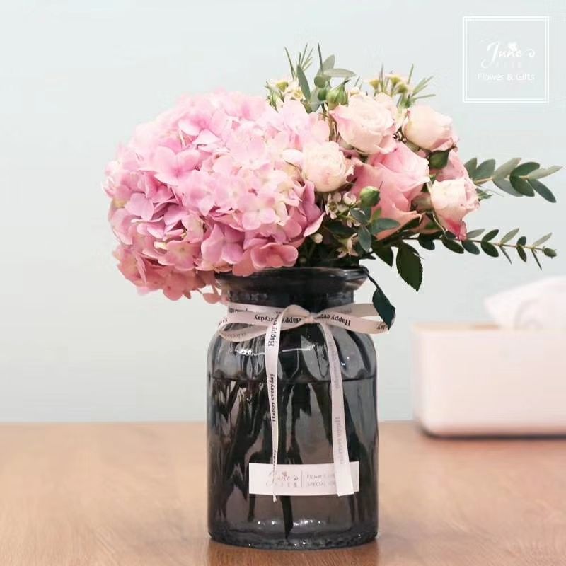 New Explosive Manufacturers Direct Lotus Root Section Glass Vase