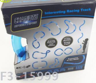 chariots speed pipes 高速遥控车 轨道车 电动发光管道轨道车产品图