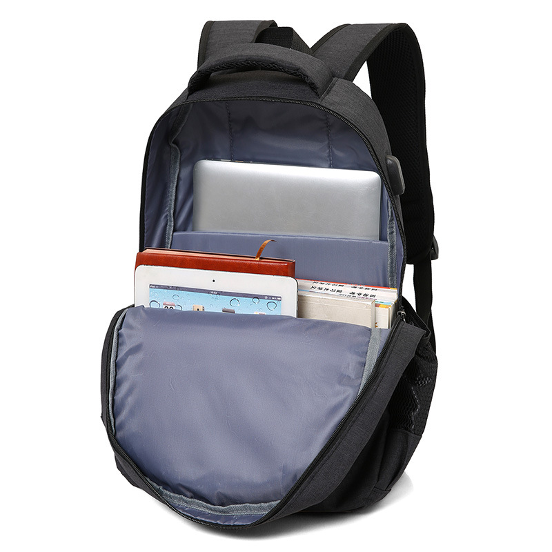 Fashionable student schoolbags for men and women, Korean-style casual travel bags, multi-functional charging backpacks Specification image