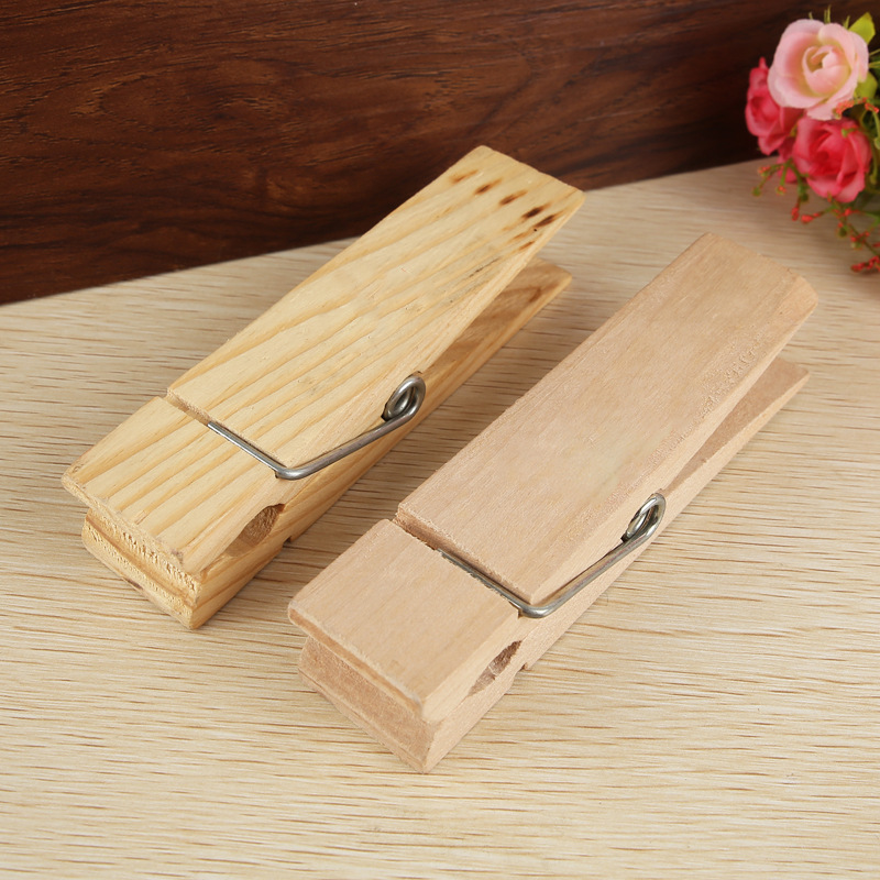 14.8*3.5cm优质桦木木质夹子 时尚家居晾晒夹 原色相片夹 便签夹