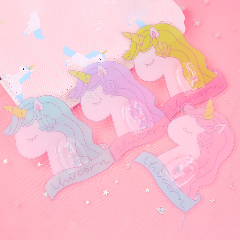 独角兽强力粘贴挂钩 墙壁挂承重厨房挂勾无痕粘贴门后免打孔粘钩