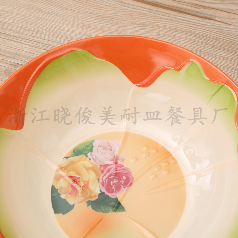 厂家直销 创意手绘密胺米饭碗彩色吃饭碗家用个性小碗详情图4
