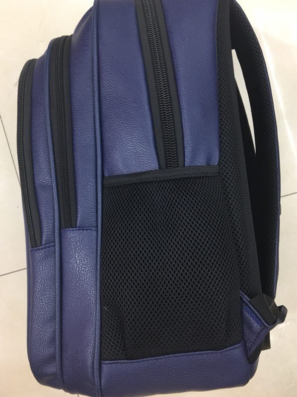 pu皮商务电脑双肩背包