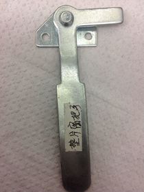 Iron window handles, old left and right window handles,