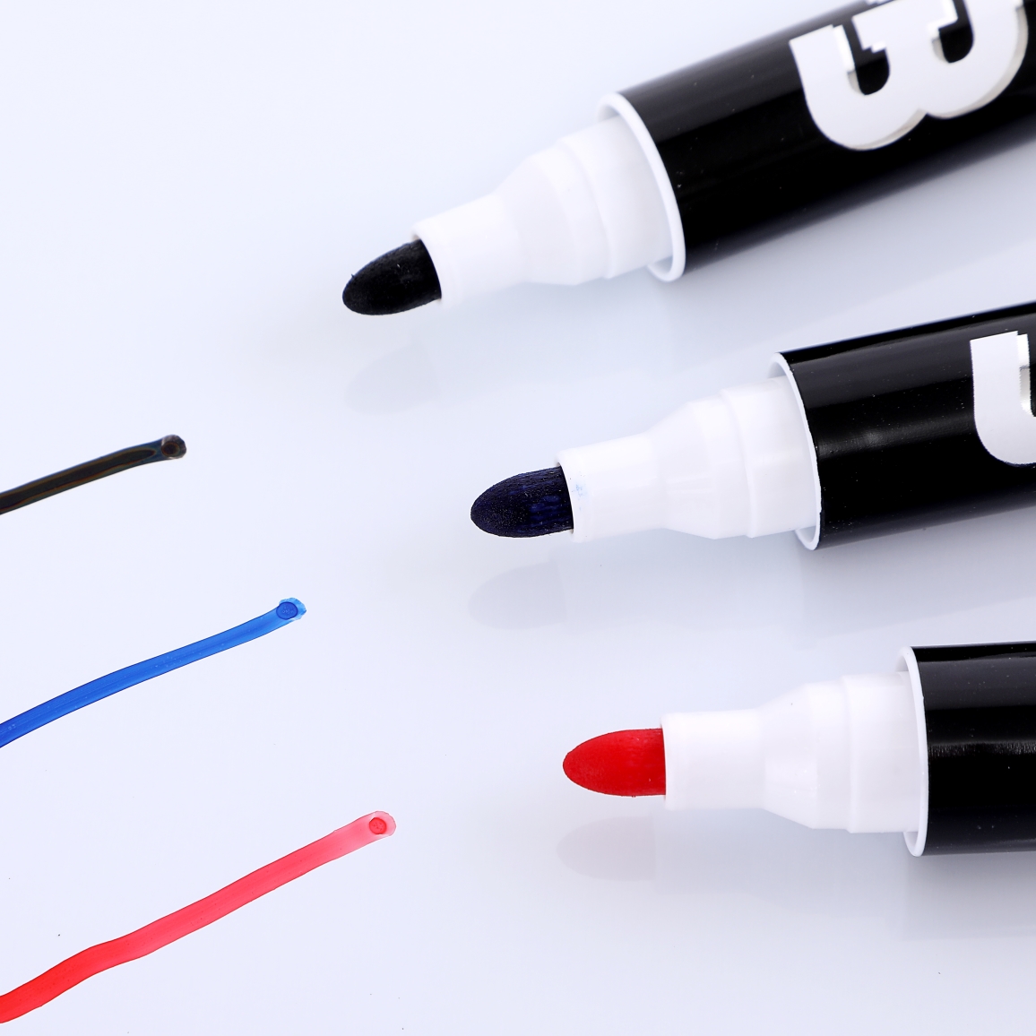Wholesale low-price Wanbang erasable whiteboard pens in black, red, blue and green, extra-large size, Chinese Marker pen King 9206 Specification image