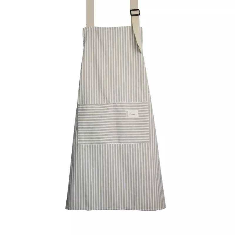 Yiwu quality Japanese-style cotton and linen simple coffee shop apron, Korean-style fashionable and fresh kitchen anti-stain apron Application Scenario
