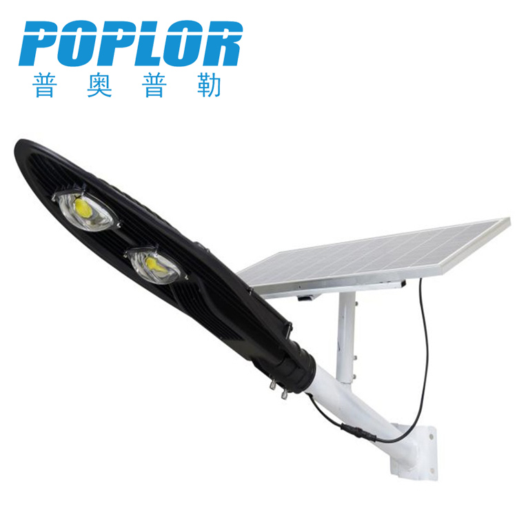 LED solar street light head 60W light control with remote control street light garden light waterproof sword street light