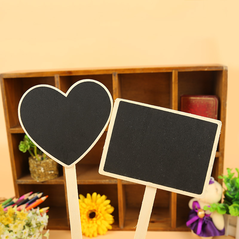 Large blackboard cuttings, handcrafted wooden handicrafts, garden price tags, plant labels, flowerpot cuttings tags Specification image