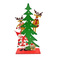跨境爆款创意DIY木制拼装单片圣诞树 桌面橱窗摆件圣诞装饰礼品图