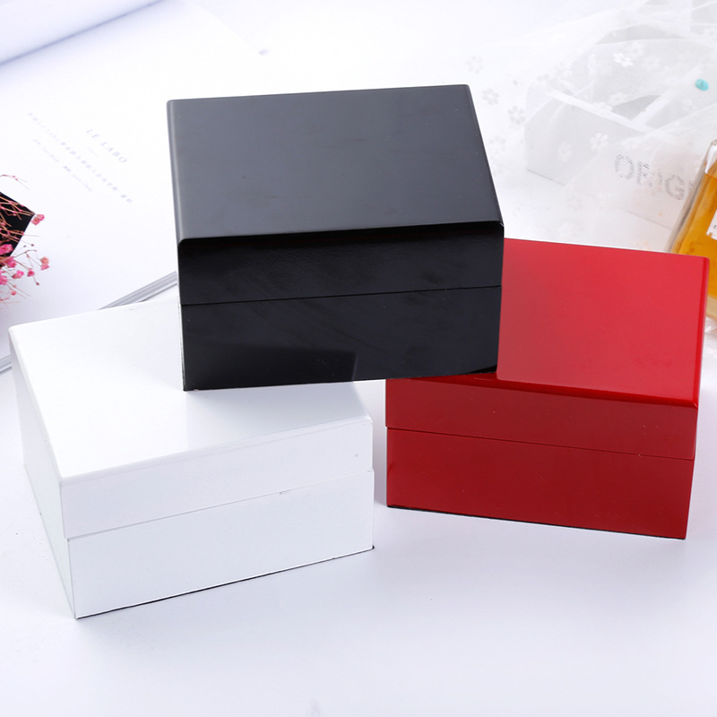 喷漆亮光手表木盒 首饰包装盒 送礼表盒 礼品饰品盒厂家现货批发