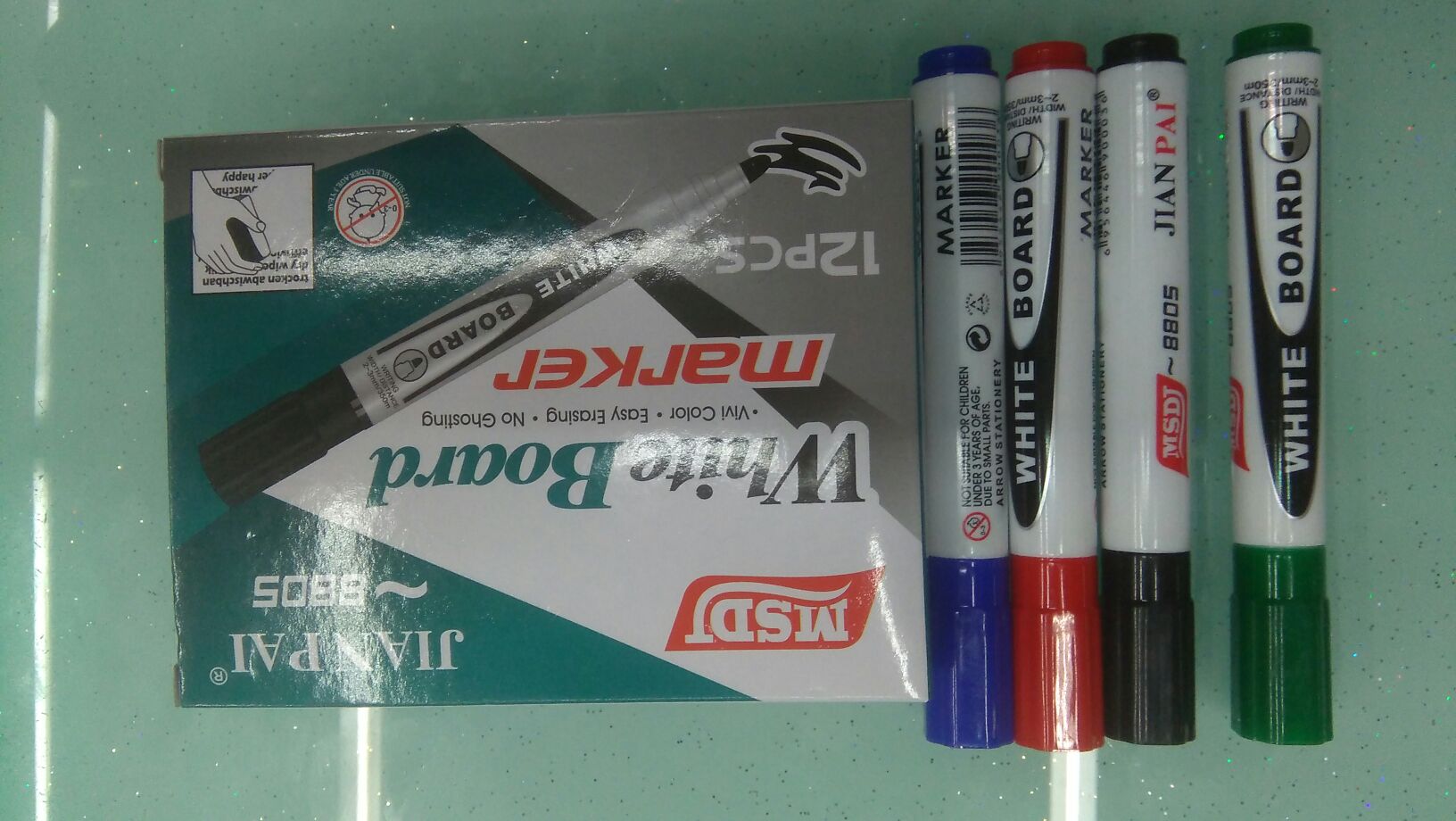 单头白板笔大头笔记号笔唛头笔有红蓝黑绿4色圆头和方头来样定做