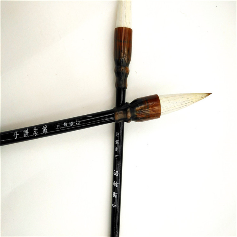 Factory direct sales: Sanjian Chinese Charm Brush, clerical script, regular Script, running script, traditional Chinese painting, gift-giving, national trend details Picture