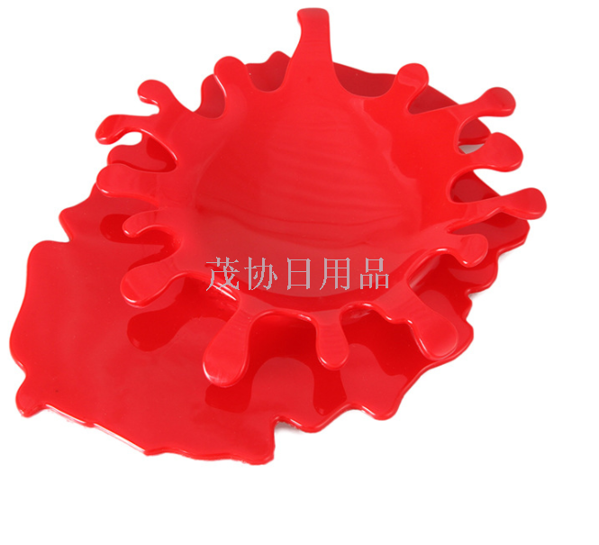 Creative overturned ketchup - shaped coaster/spoon stand