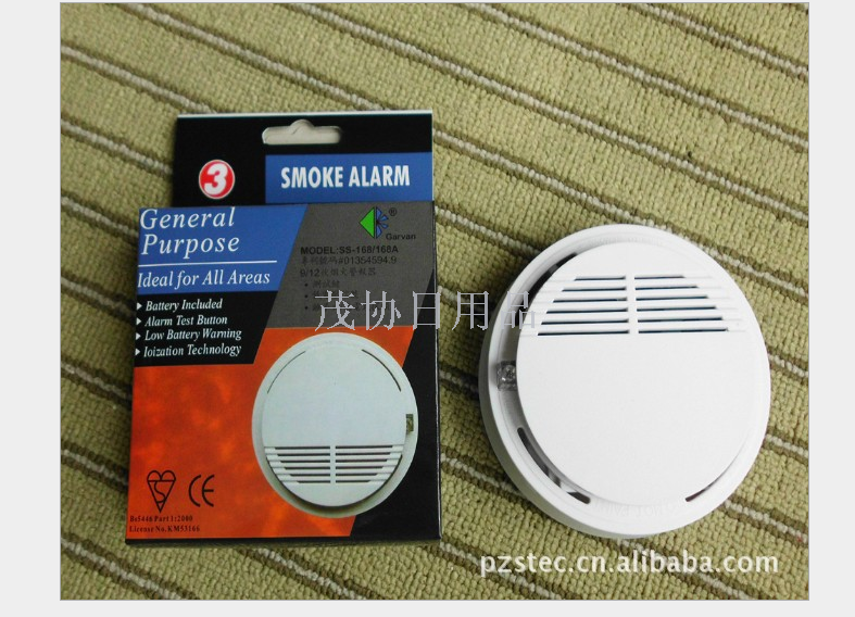 供应中山独立烟感器 独立型烟感器 SS168独立式烟感器 低价烟感器产品图