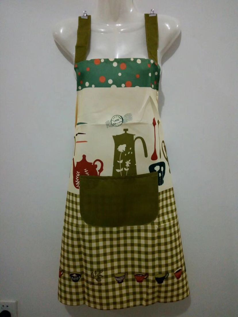 Nectarine printed apron, waterproof and stain resistant, a family necessity, practical thumbnail
